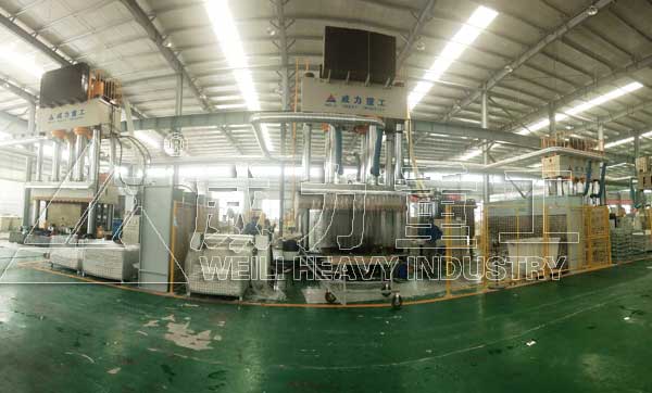 2000吨玻璃钢净化槽模压专用压力机