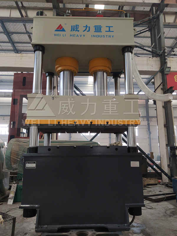 SMC模压方形树脂穿线井成型500吨四柱液压机